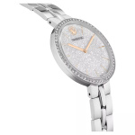 Cosmopolitan watch Swiss Made, Metal bracelet, Silver tone, Stainless steel